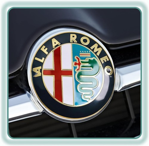 Stemma alfa romeo emblema oro - stemma,