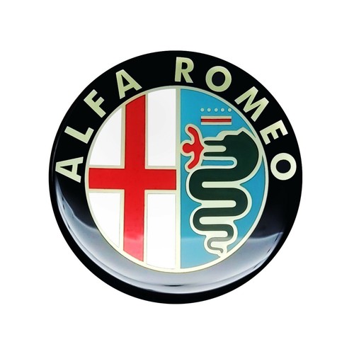 Adesivo alfa romeo - alfa, 3d