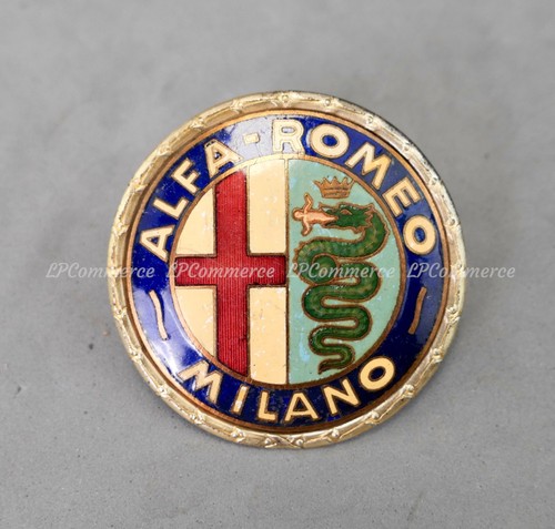 Stemma alfa romeo - romeo, smaltato
