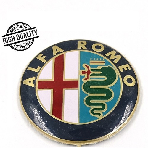 Fregi stemma alfa romeo - alfa, oro