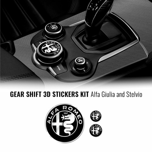 Kit adesivo alfa romeo loghi - 3,