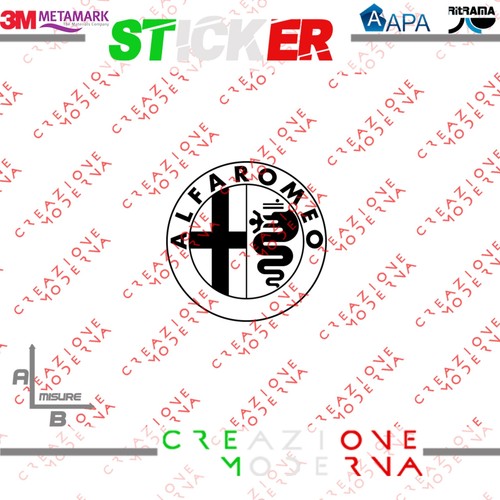 Adesivo sticker prespaziato - adesivo,